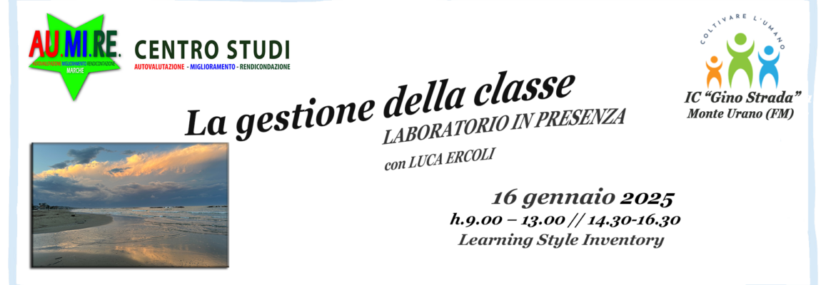 Laboratorio in presenza – LA GESTIONE DELLA CLASSE