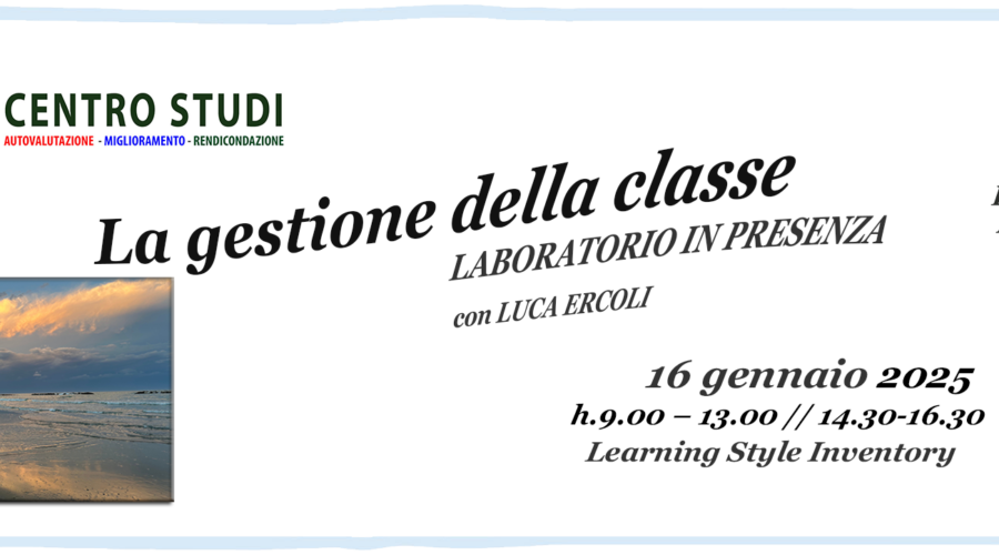 Laboratorio in presenza – LA GESTIONE DELLA CLASSE