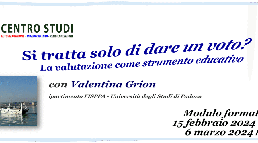 Si tratta solo di dare un voto? La valutazione come strumento di apprendimento