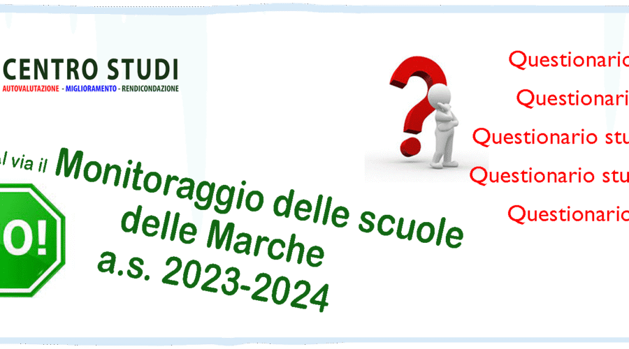 Monitoraggio nelle scuole delle Marche a.s. 2023-2024