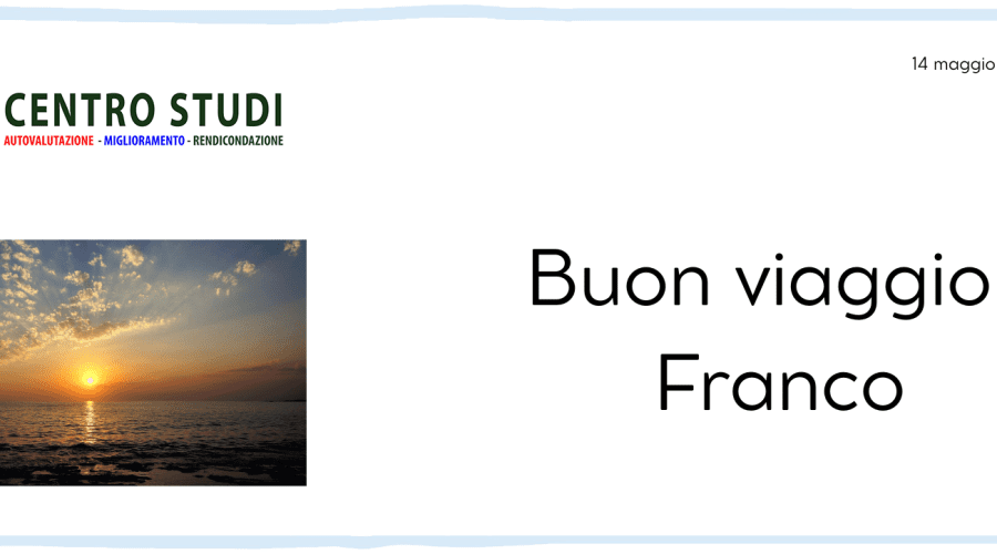 Buon viaggio, Franco. 