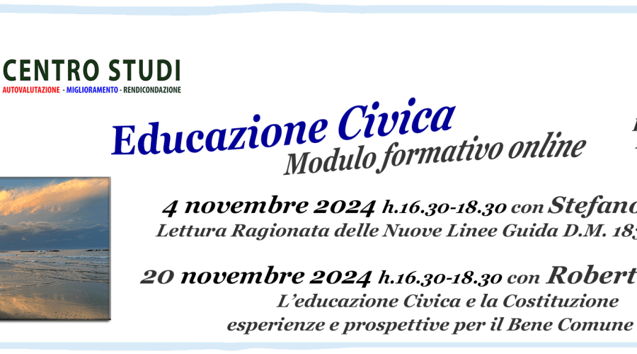 Modulo formativo online – EDUCAZIONE CIVICA